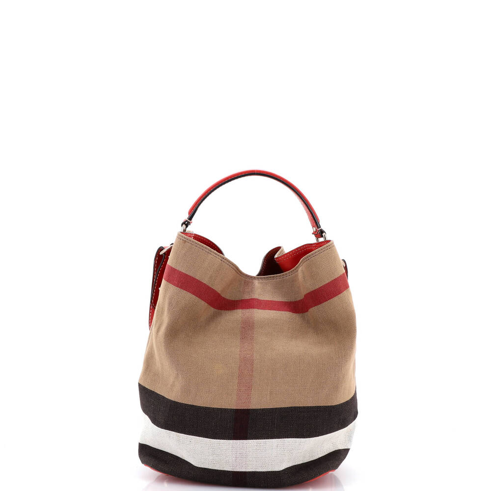 Burberry Ashby Bag House Check Canvas #250855B76B - Picture 3 of 8